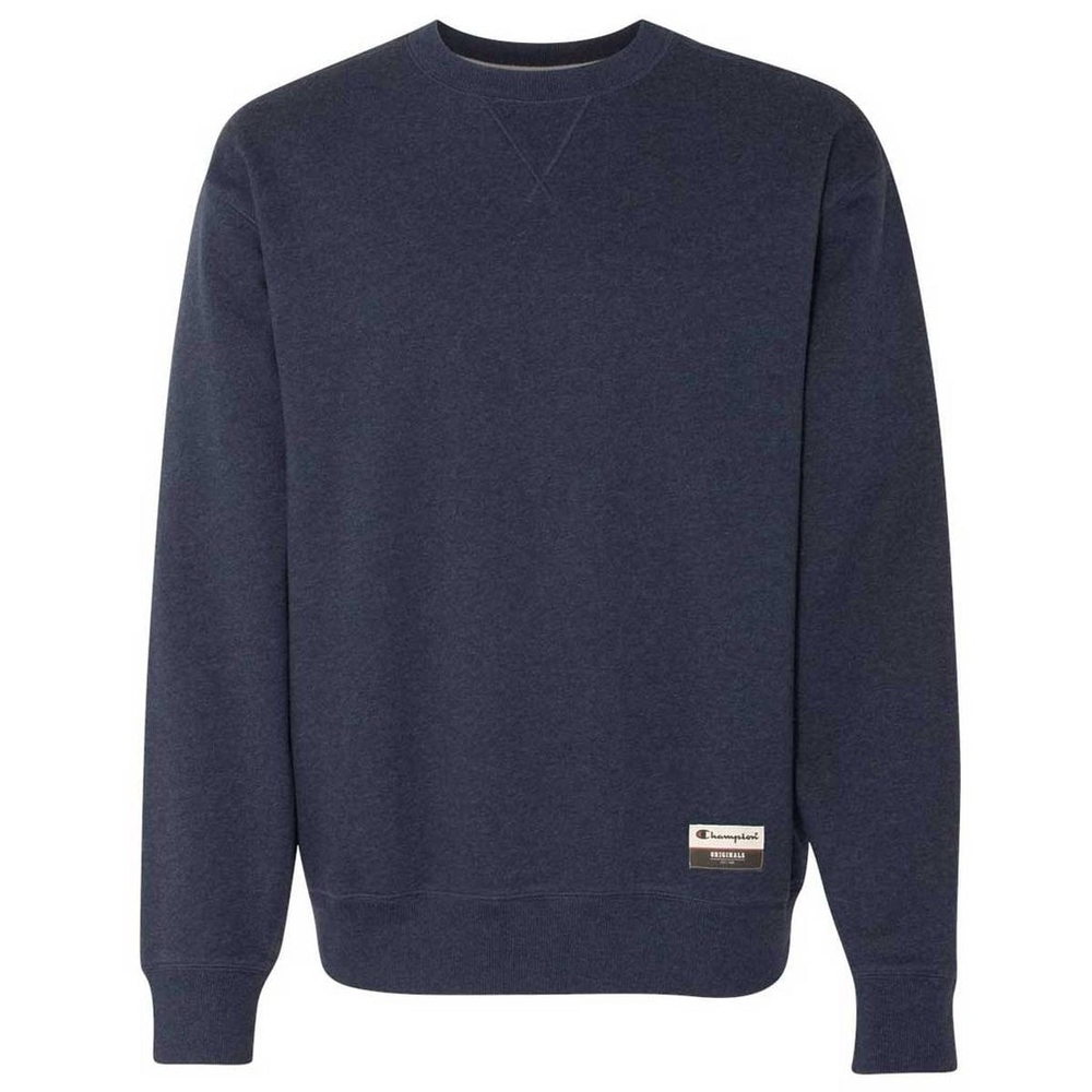 Champion Men's Sueded Fleece Sweatshirt - Navy